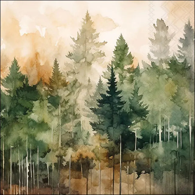 Tovagliolo 33 Alberi sempreverdi