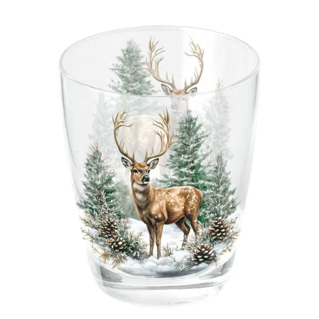 Bicchiere d'acqua 0,25 L Cervo invernale