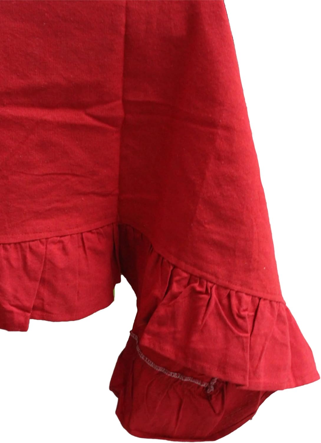 Tovaglia in cotone rossa con rouge ROUGE TOV - Lovely Shabby (6 posti)