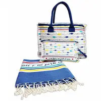 Set telo mare +borsa e pochette love fish