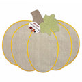 Tovaglietta Americana sagomata Zucca
