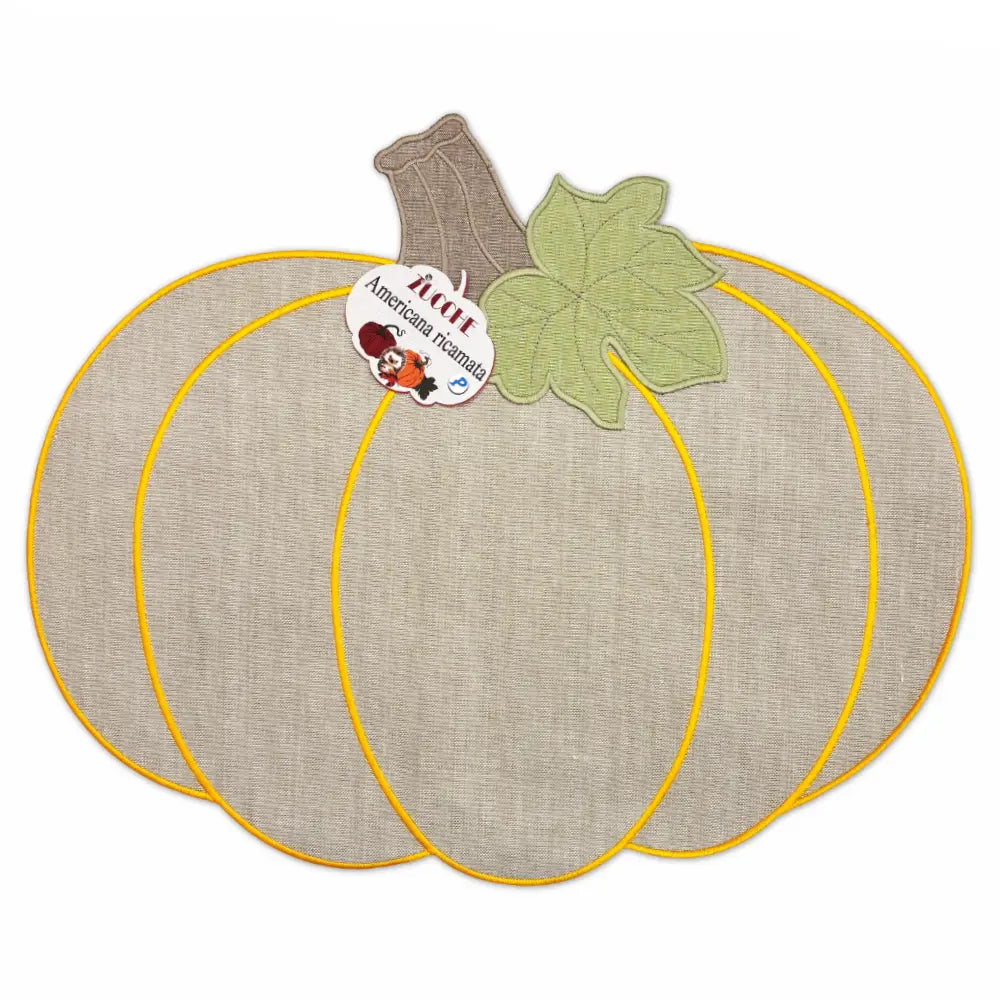 Tovaglietta Americana sagomata Zucca