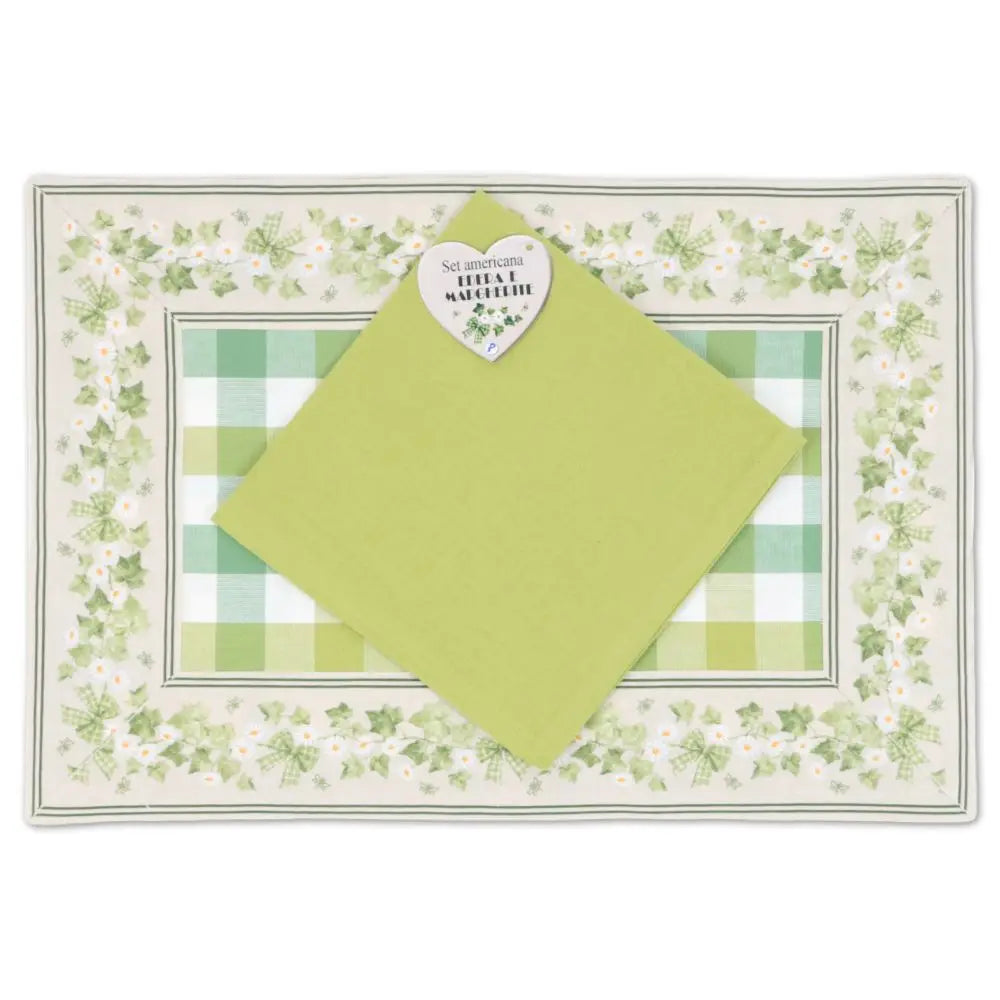 Set americano linea indiana Pezzoli