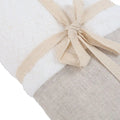 Coppia Asciugamani Natural Lino Panna