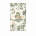 Copridivano copritutto Toile de Jouy Salvia fondo Panna 260 x 280