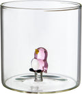 Bicchiere in Vetro Borosilicato Pinguino
