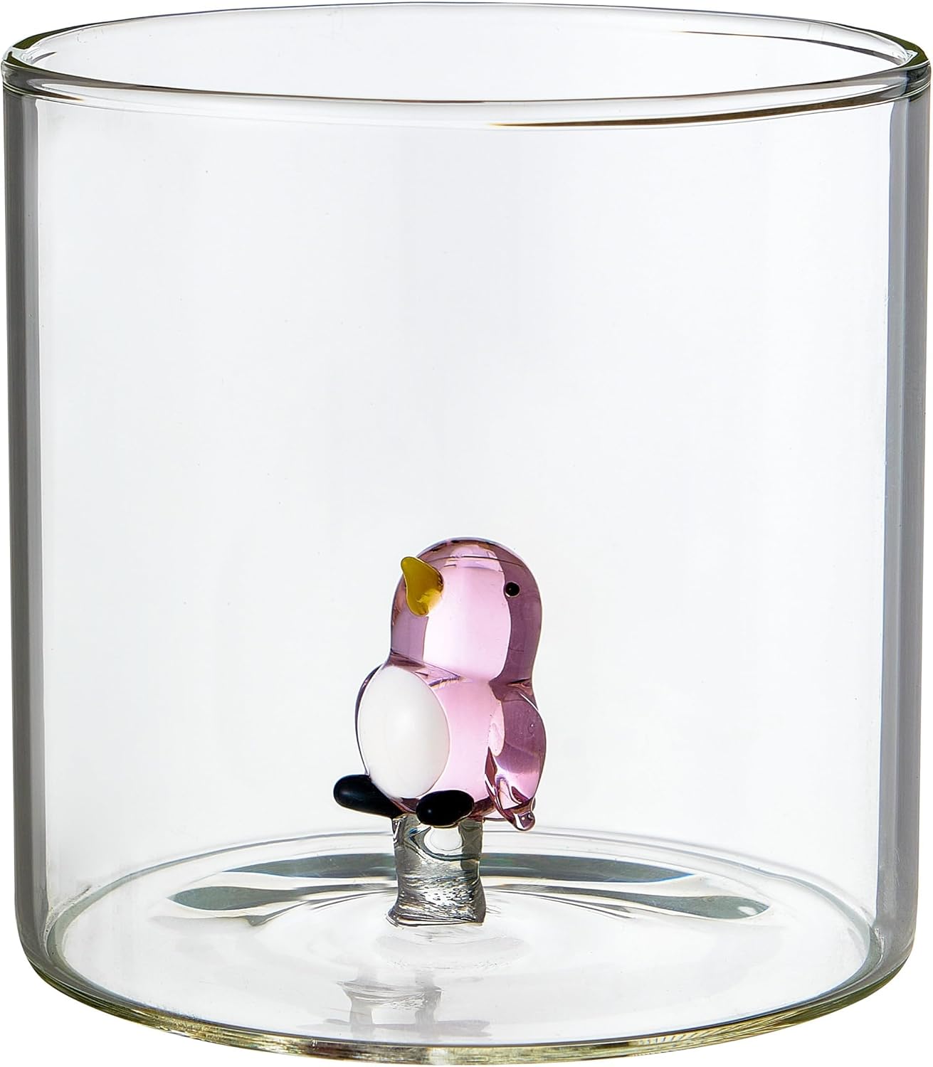 Bicchiere in Vetro Borosilicato Pinguino