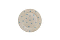 Piatto da dessert in ceramica con pois blu, 20 cm, Isabelle Rose