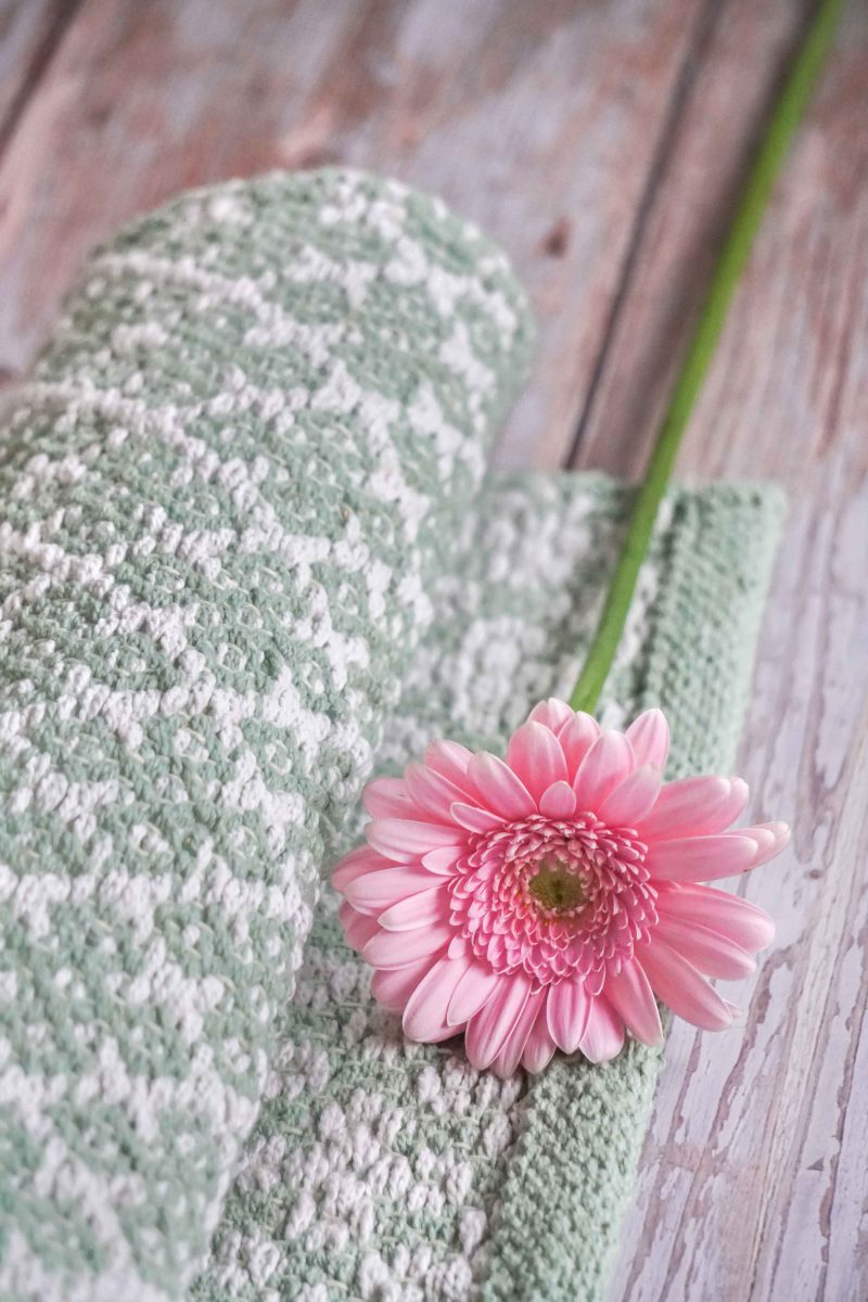 Tappeto orientale color salvia, 100% cotone, 60×90 cm, Isabelle Rose