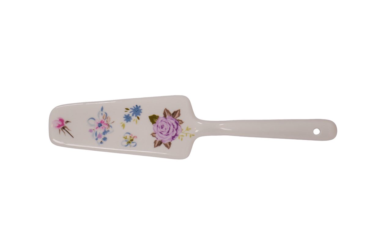 Paletta per torta in porcellana Flora 23 cm Isabelle Rose