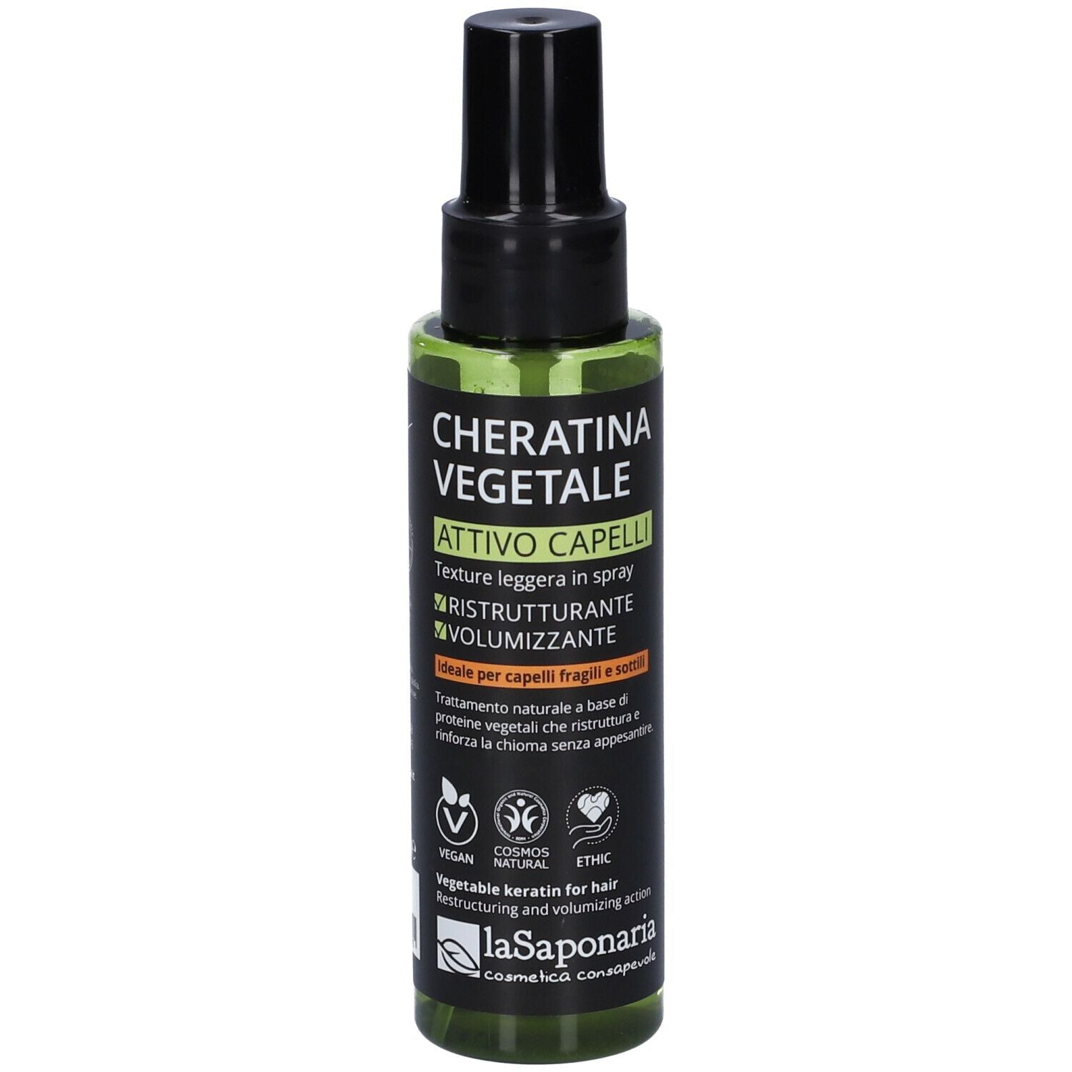 Cheratina vegetale attivo capelli (FORMATO: 100 ml)