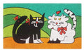 Gatto uccellino zerbino cocco 70×40