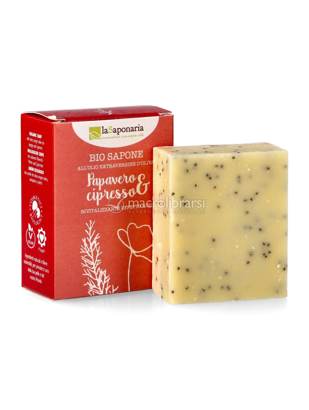 Sapone papavero e cipresso (FORMATO: 100 g)
