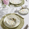Servizio piatti 12 pezzi Juliette Porcellana Multicolor Linea Edge