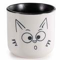 Bicchierino / tazzina caffè porcellana 80ml con gatto inciso
