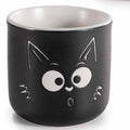 Bicchierino / tazzina caffè porcellana 80ml con gatto inciso