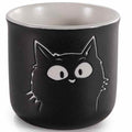 Bicchierino / tazzina caffè porcellana 80ml con gatto inciso