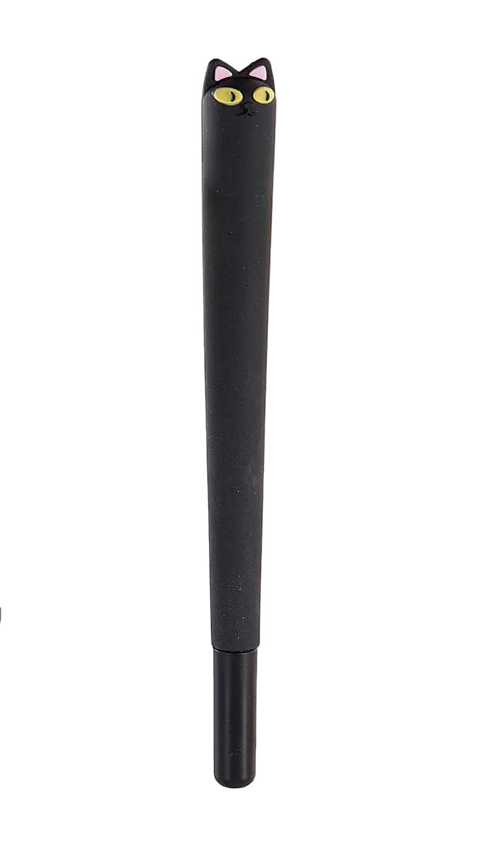 Penna a sfera in silicone con gattini colorati