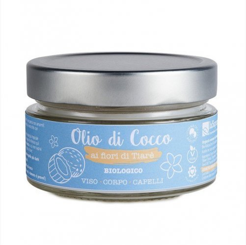 Olio di Cocco ai fiori di Tiarè biologico (FORMATO: 150 ml)