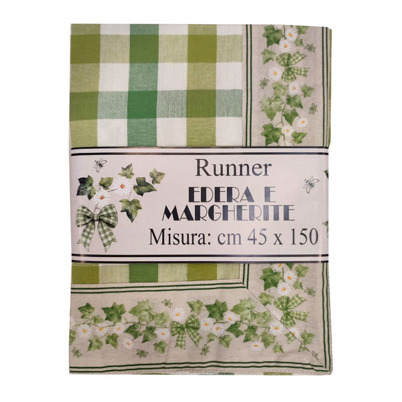 Runner edera e margherite