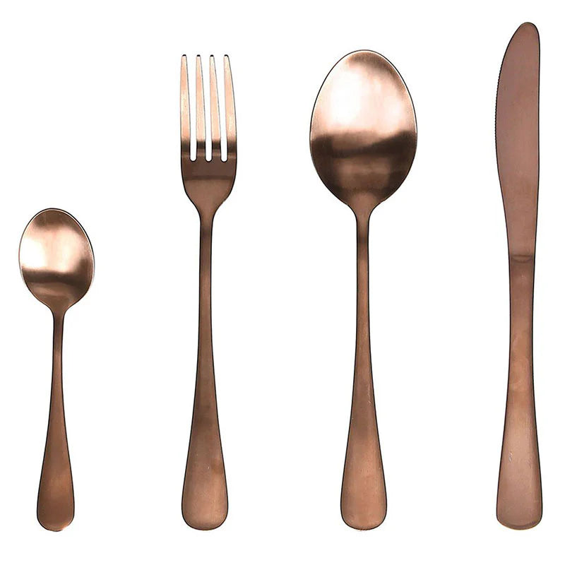 Servizio 24 posate Odette Acciaio inox Rame Linea Antony