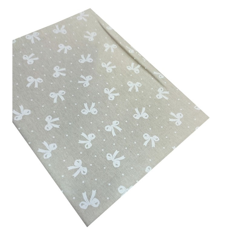 TOVAGLIA MISTO COTONE MIROS FIOCCHETTO PEZZOLI BEIGE