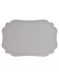 Tovaglietta PVC Grigio Rettangolare Sagomata